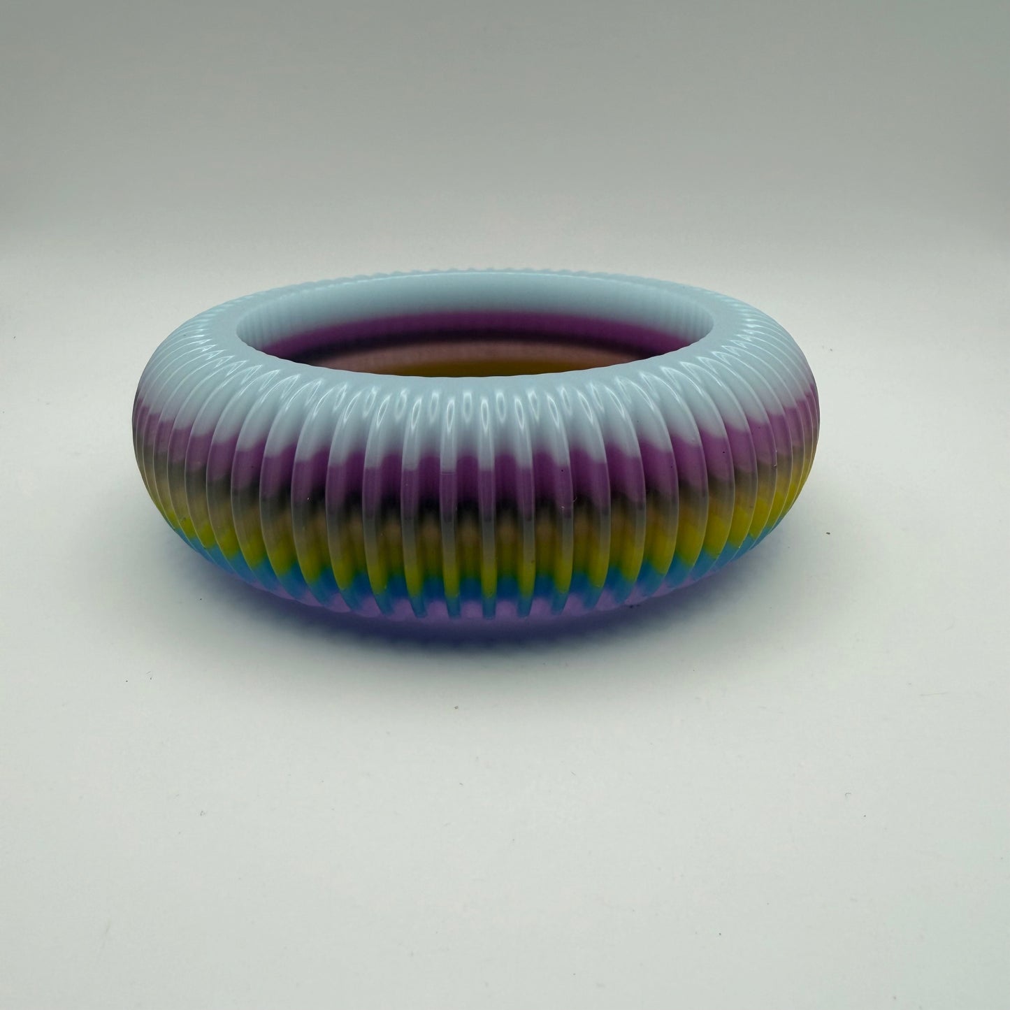Multicolor Striped Medium Bowl
