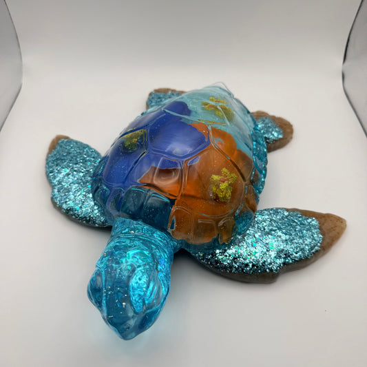 XL Hibiscus Shell Sea Turtle