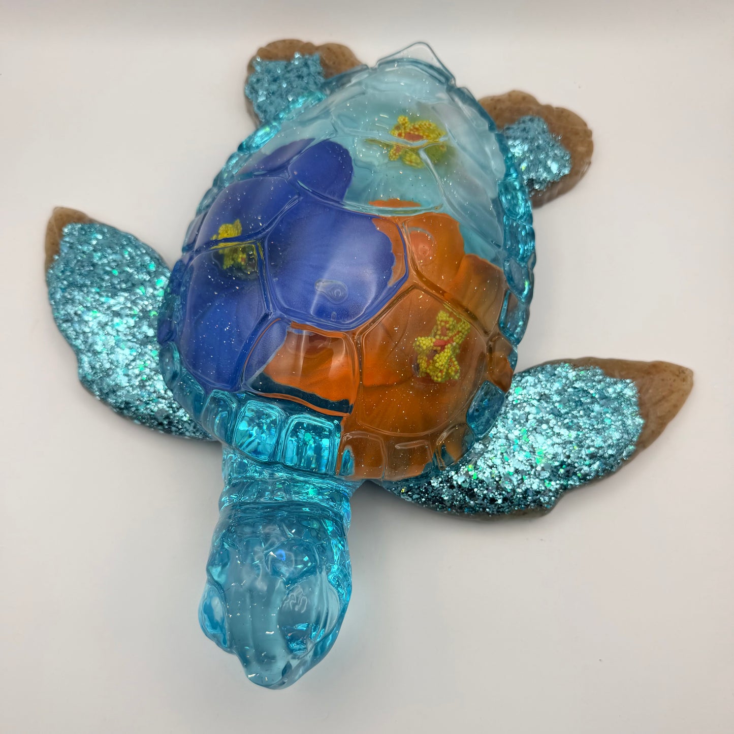 XL Hibiscus Shell Sea Turtle