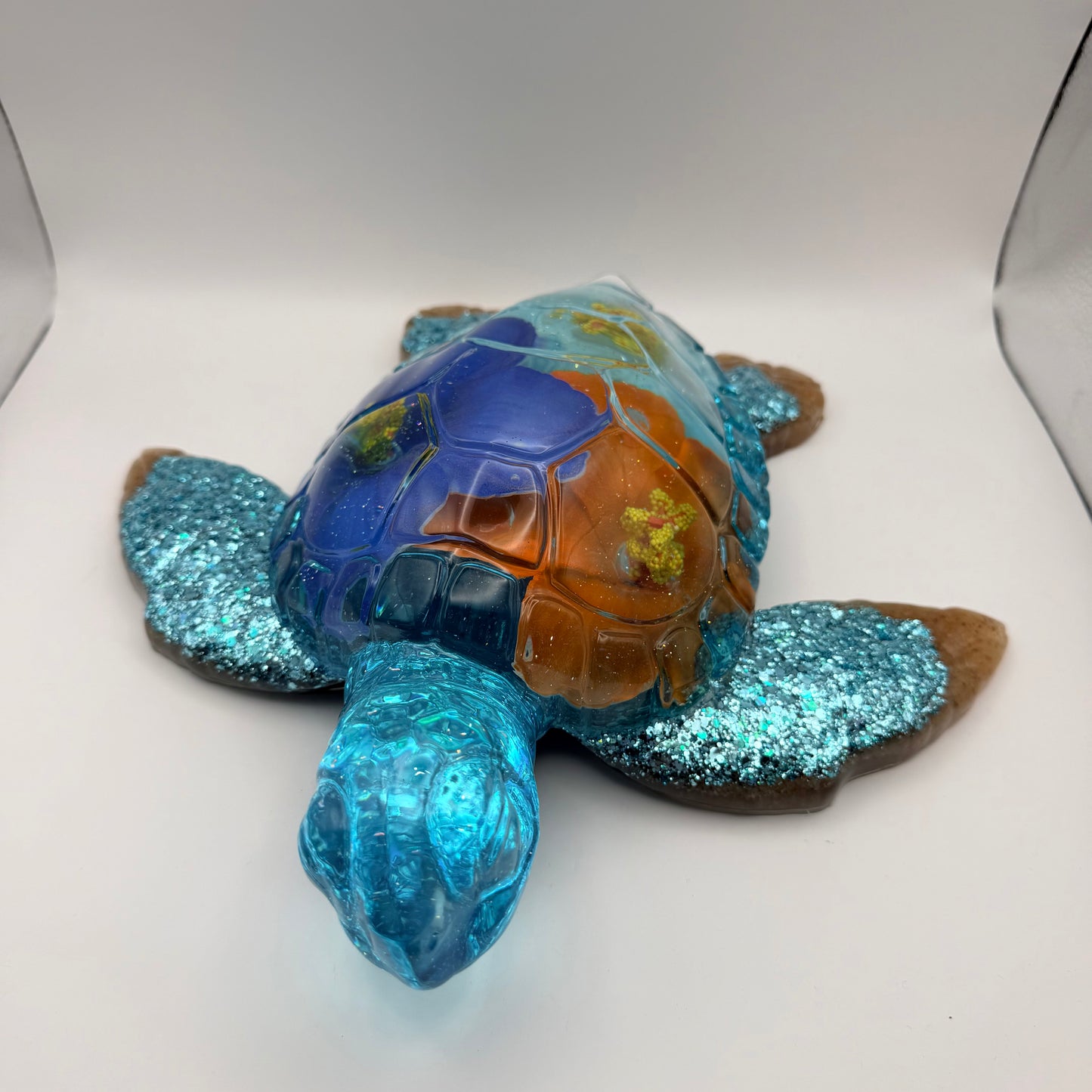 XL Hibiscus Shell Sea Turtle