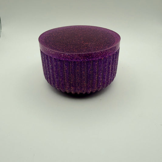 Color-shift Round Container with Lid