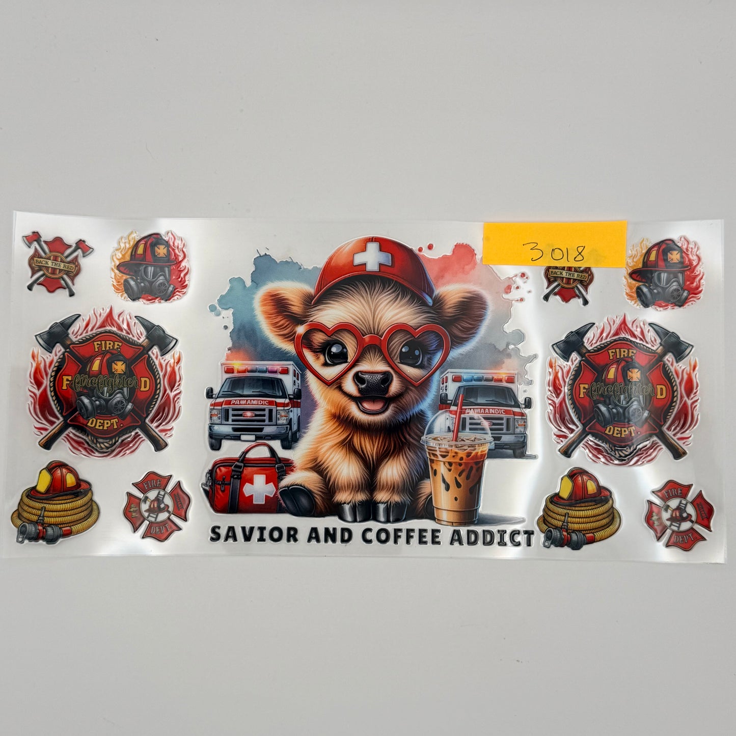 highland cow savior and coffee addict