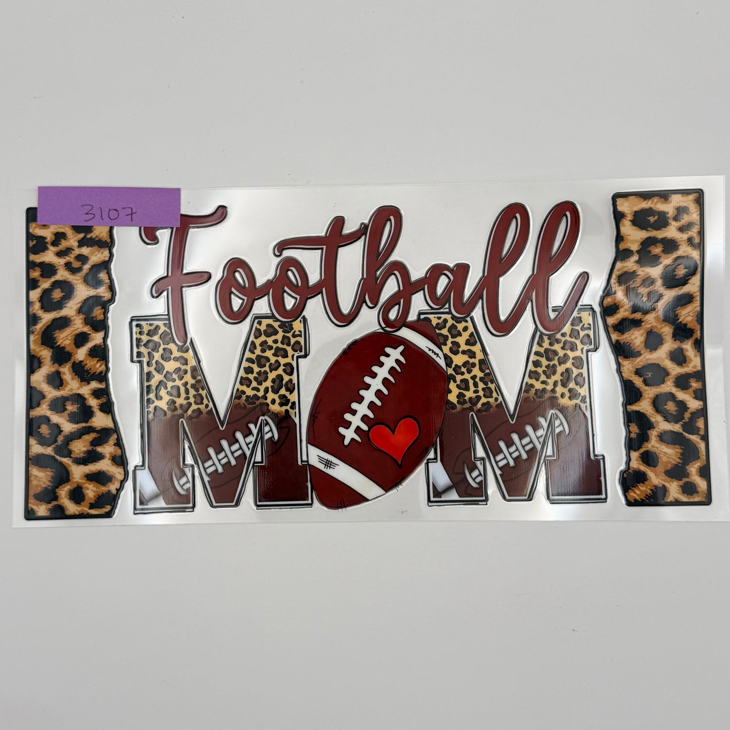 Leopard print football mom