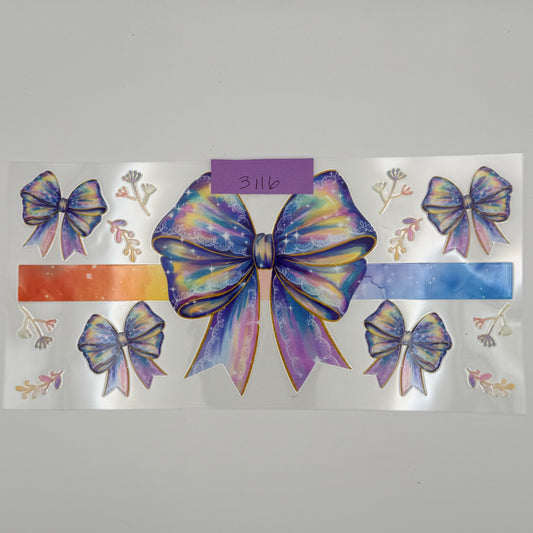 Fancy multicolor bow