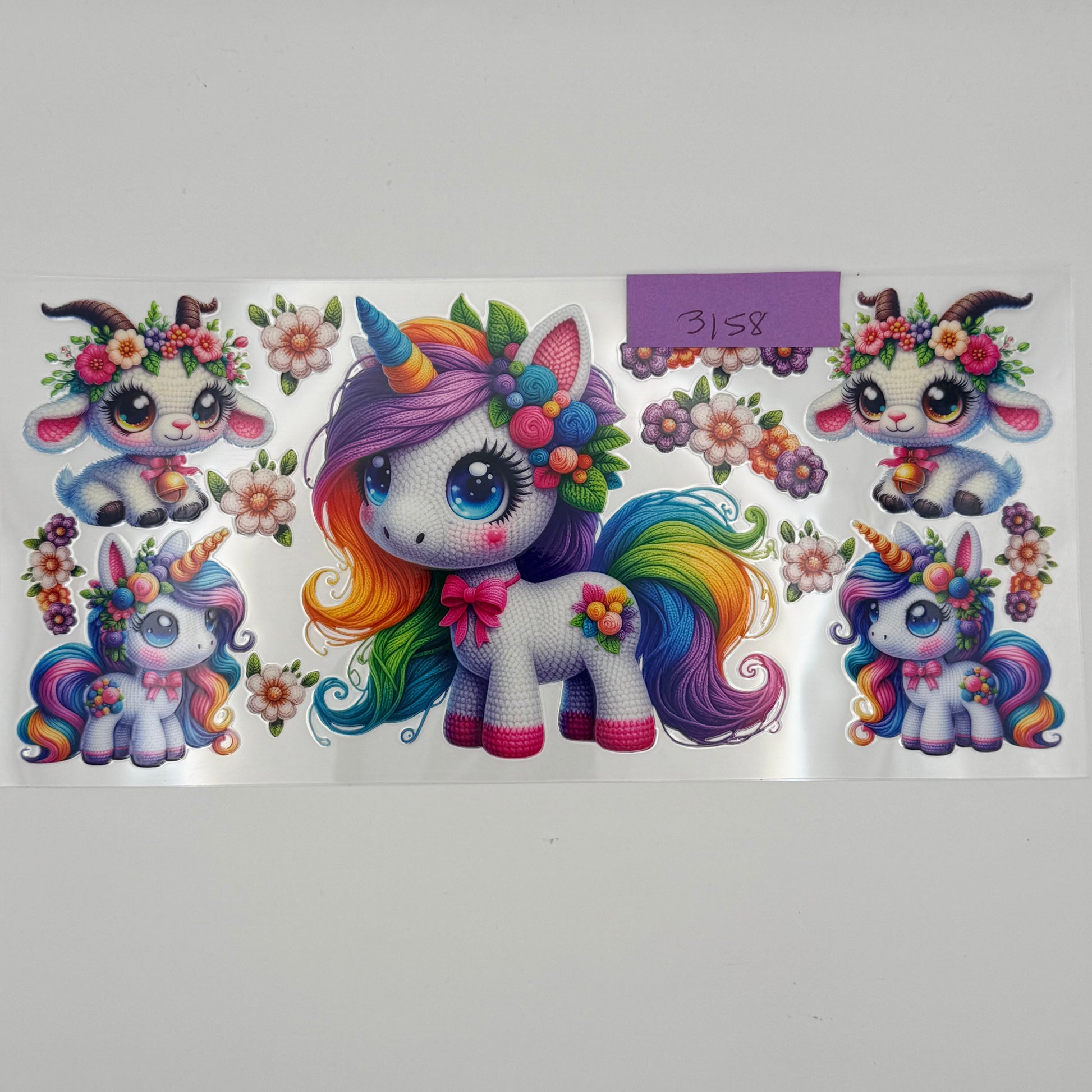 Crochet Unicorn & friends