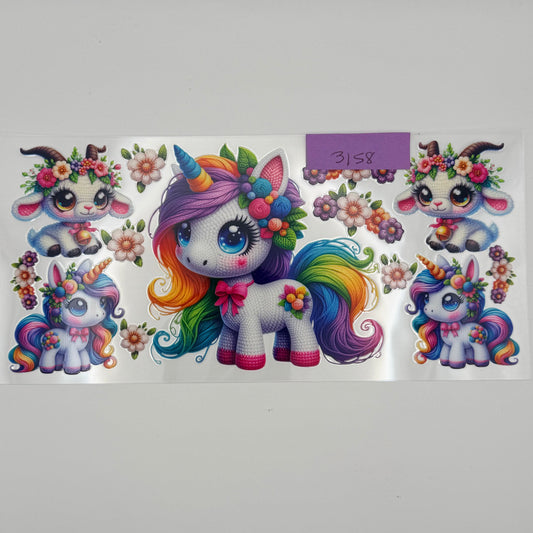 Crochet Unicorn & friends