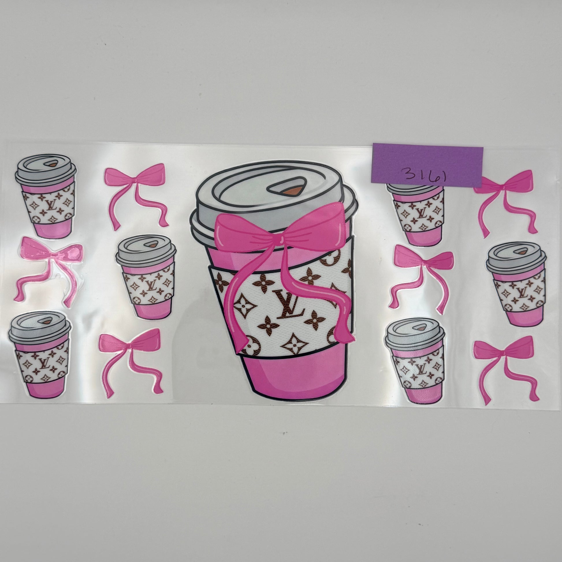 LV pink coffee