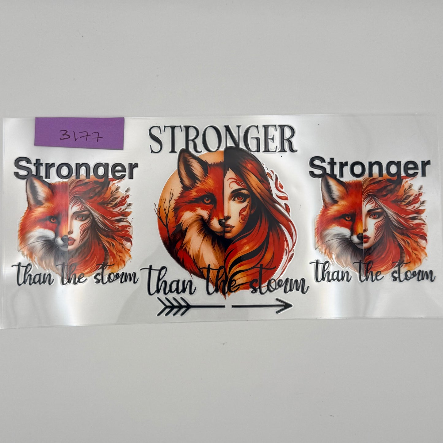 Stronger than the storm fox