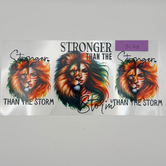 Stronger than the storm lion