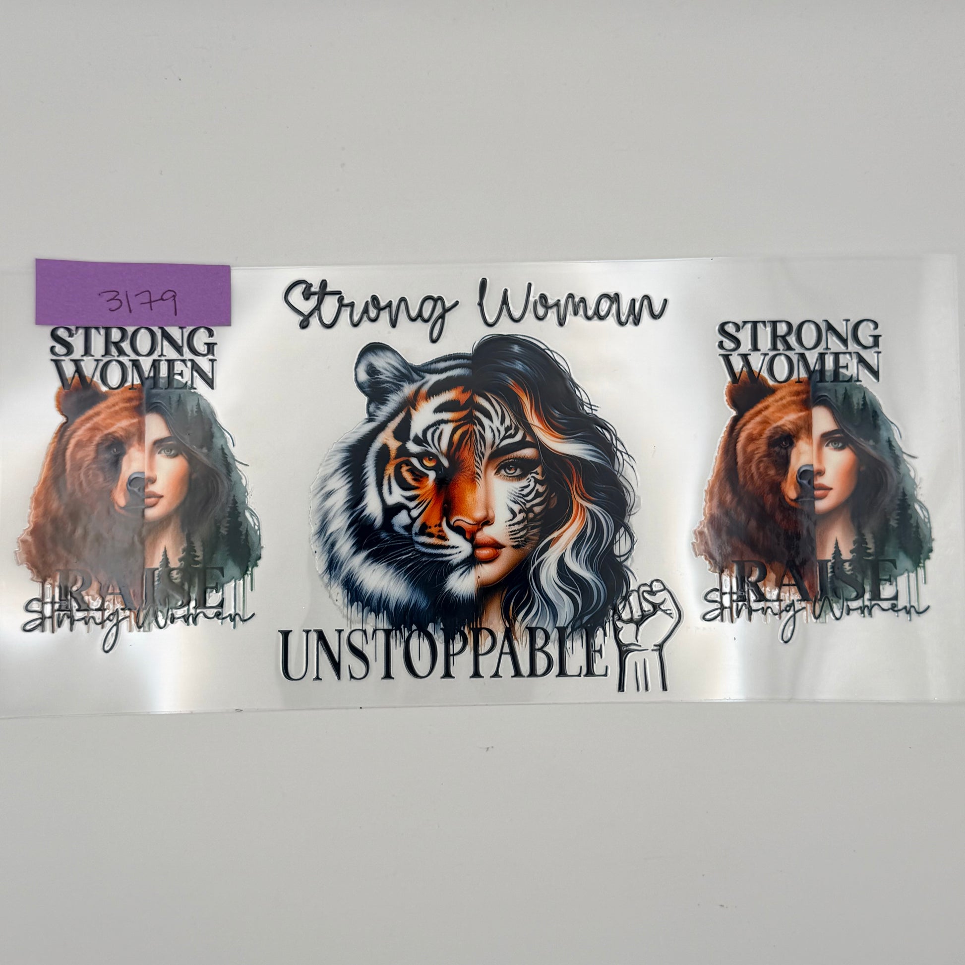 Strong woman unstoppable