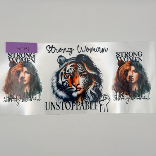 Strong woman unstoppable