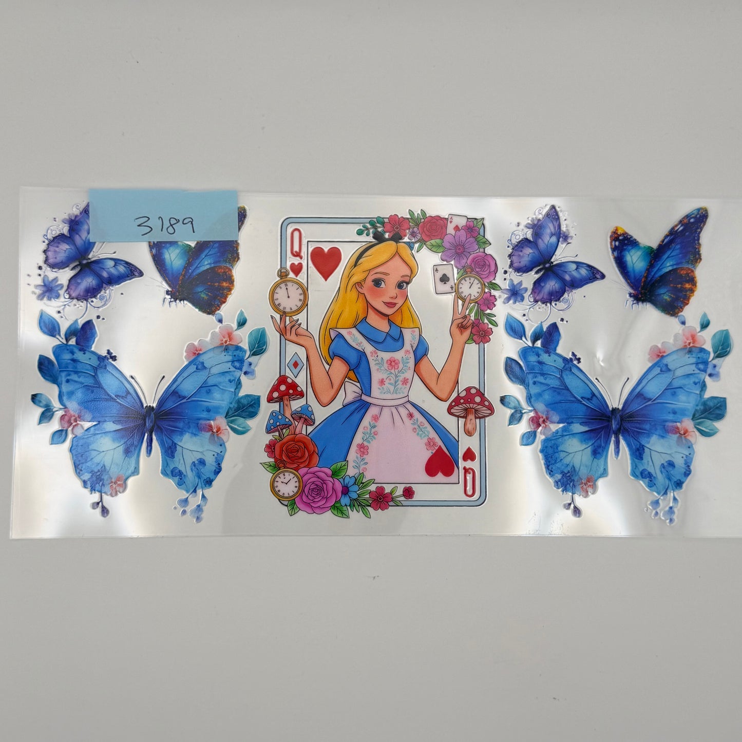 Alice with butterflies