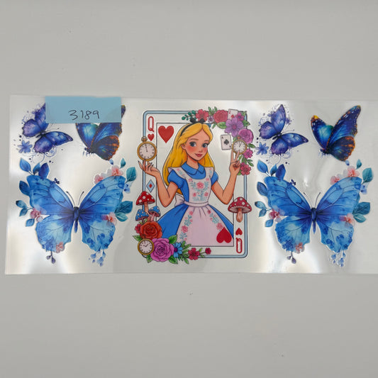 Alice with butterflies