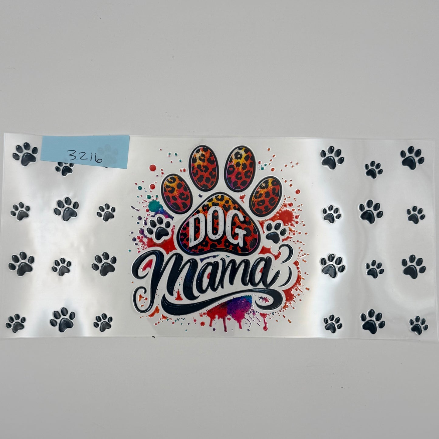 Animal print dog mama paw prints
