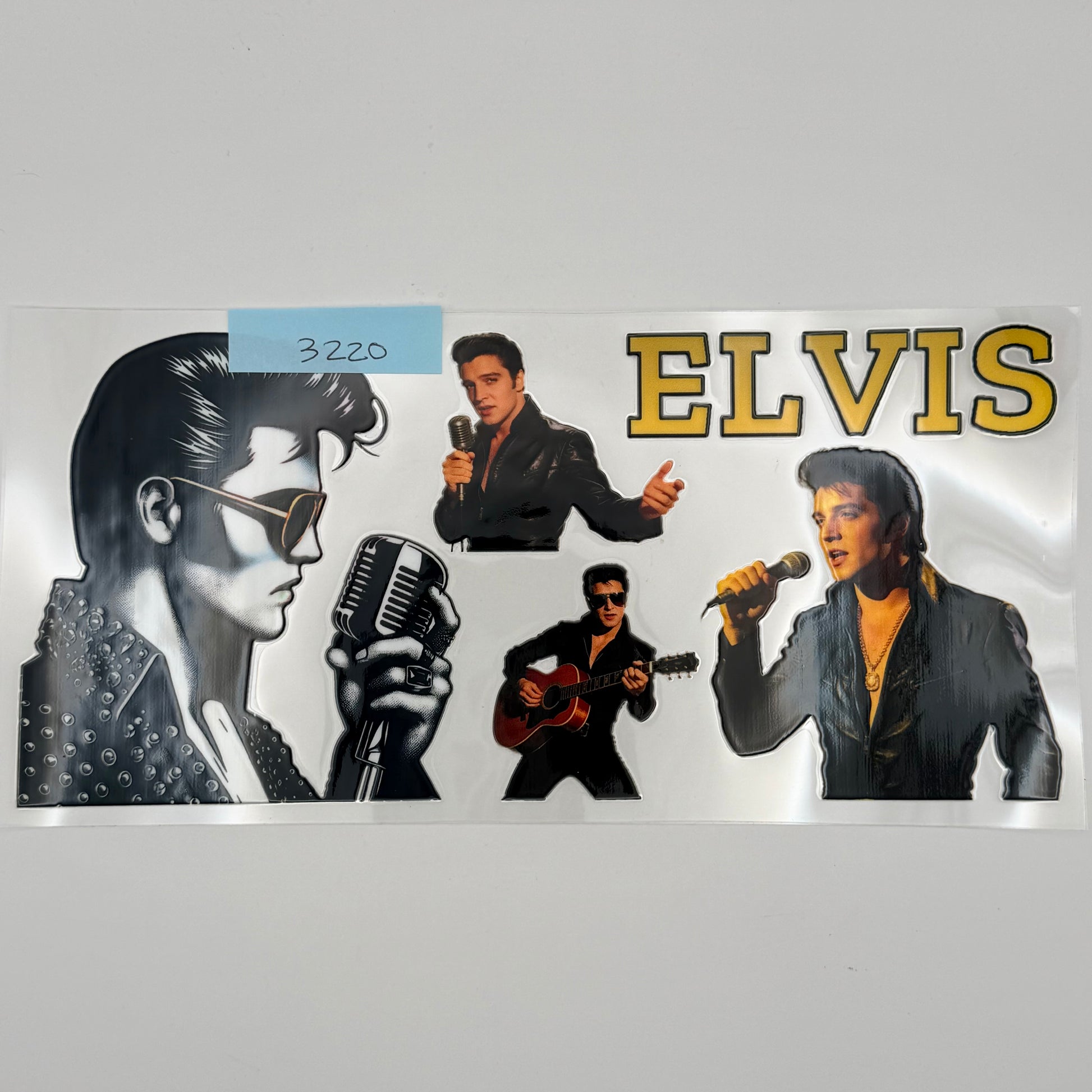 Black and gold elvis