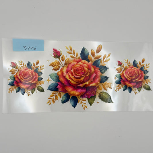 Pink and yellow roses