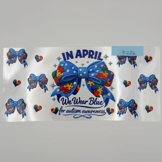 In April we wear blue