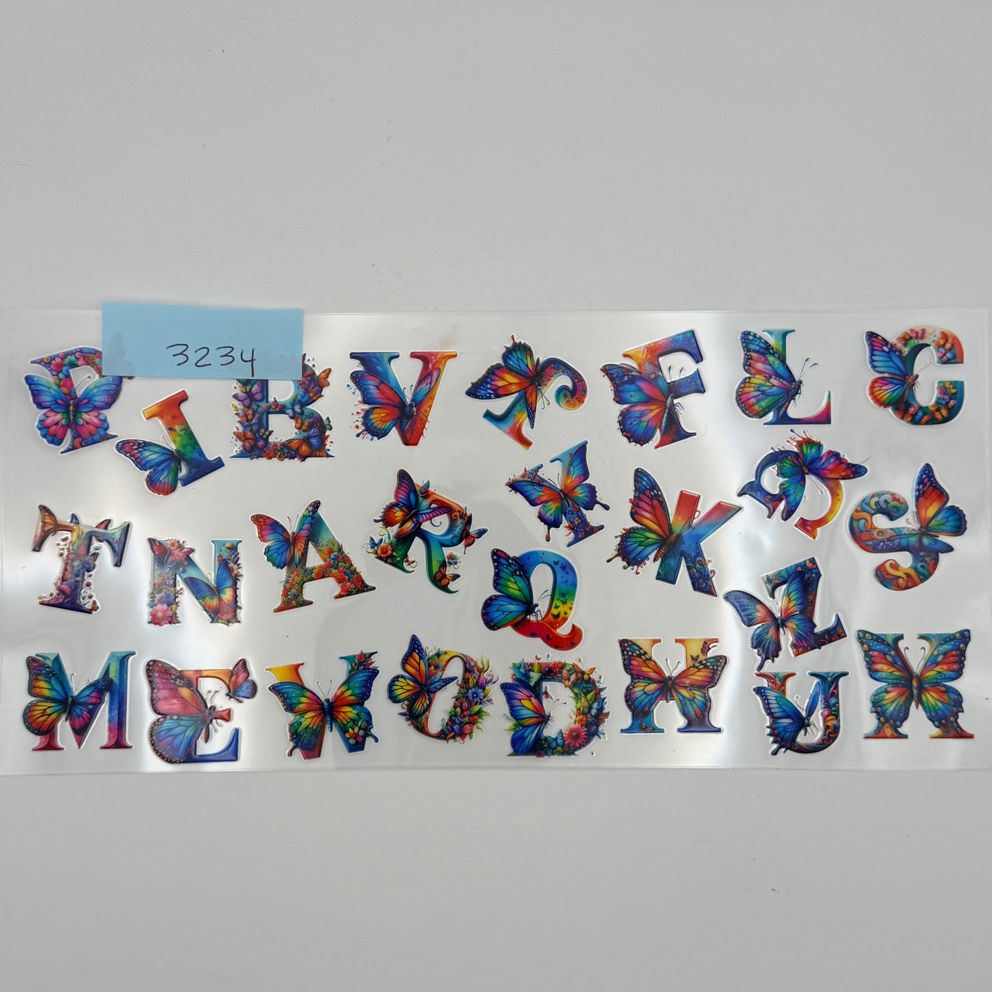Letters and butterflies