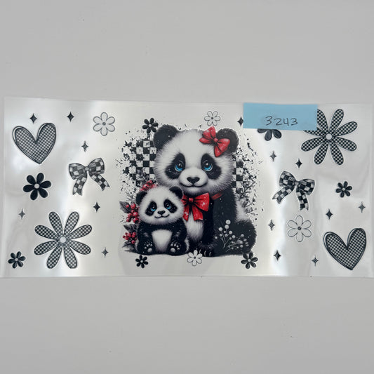 Mama & baby panda