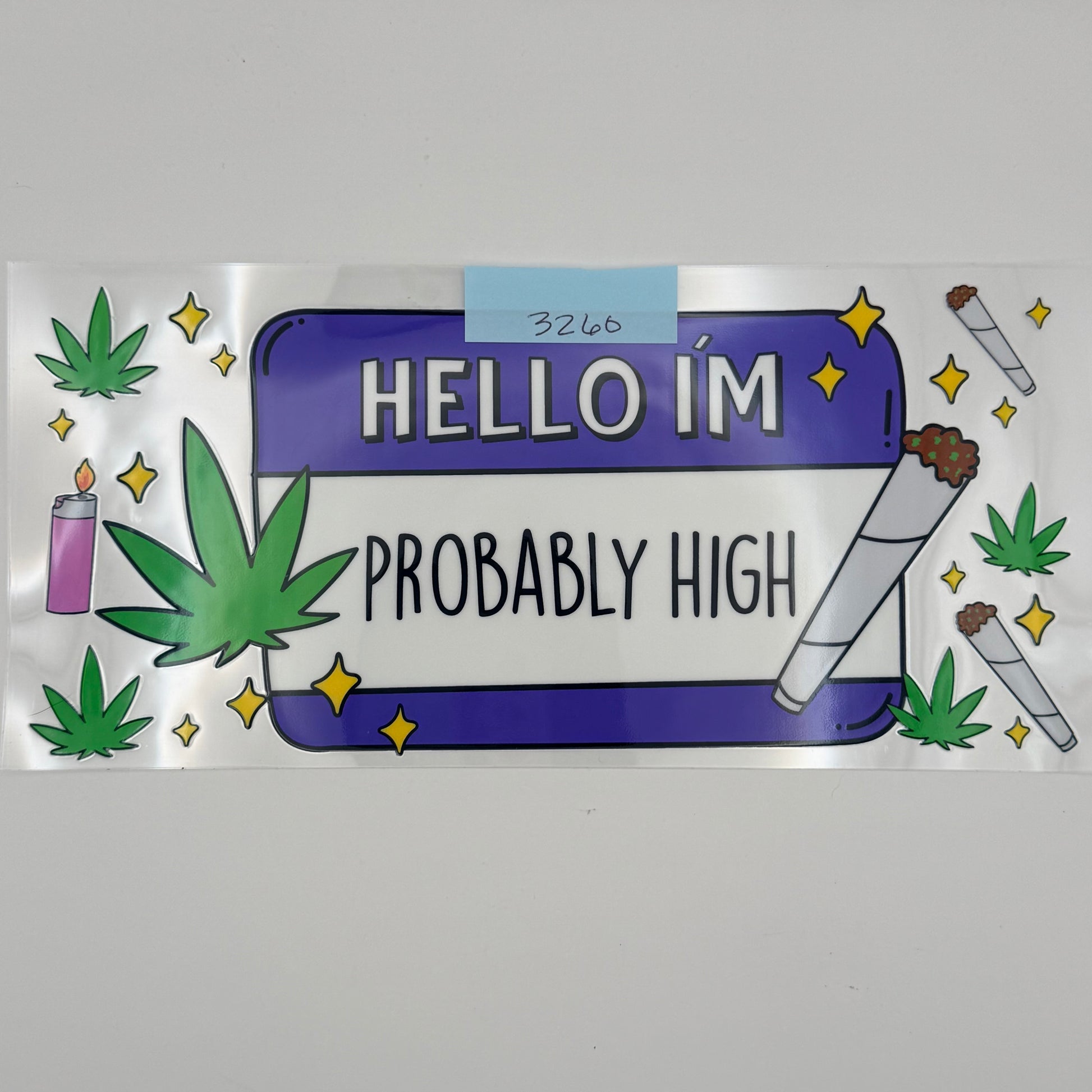 Hello I'm probably high