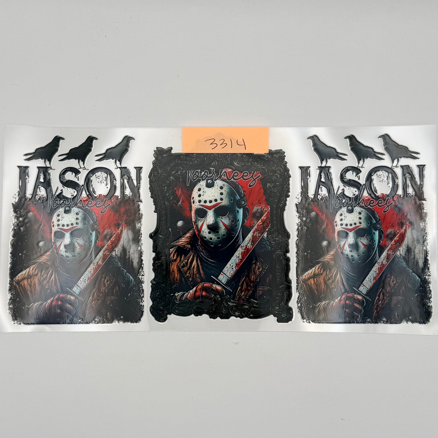 Jason Voorhees with crows