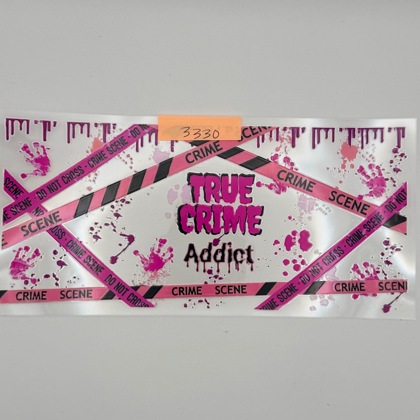Pink true crime addict