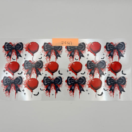 It balloons and bows