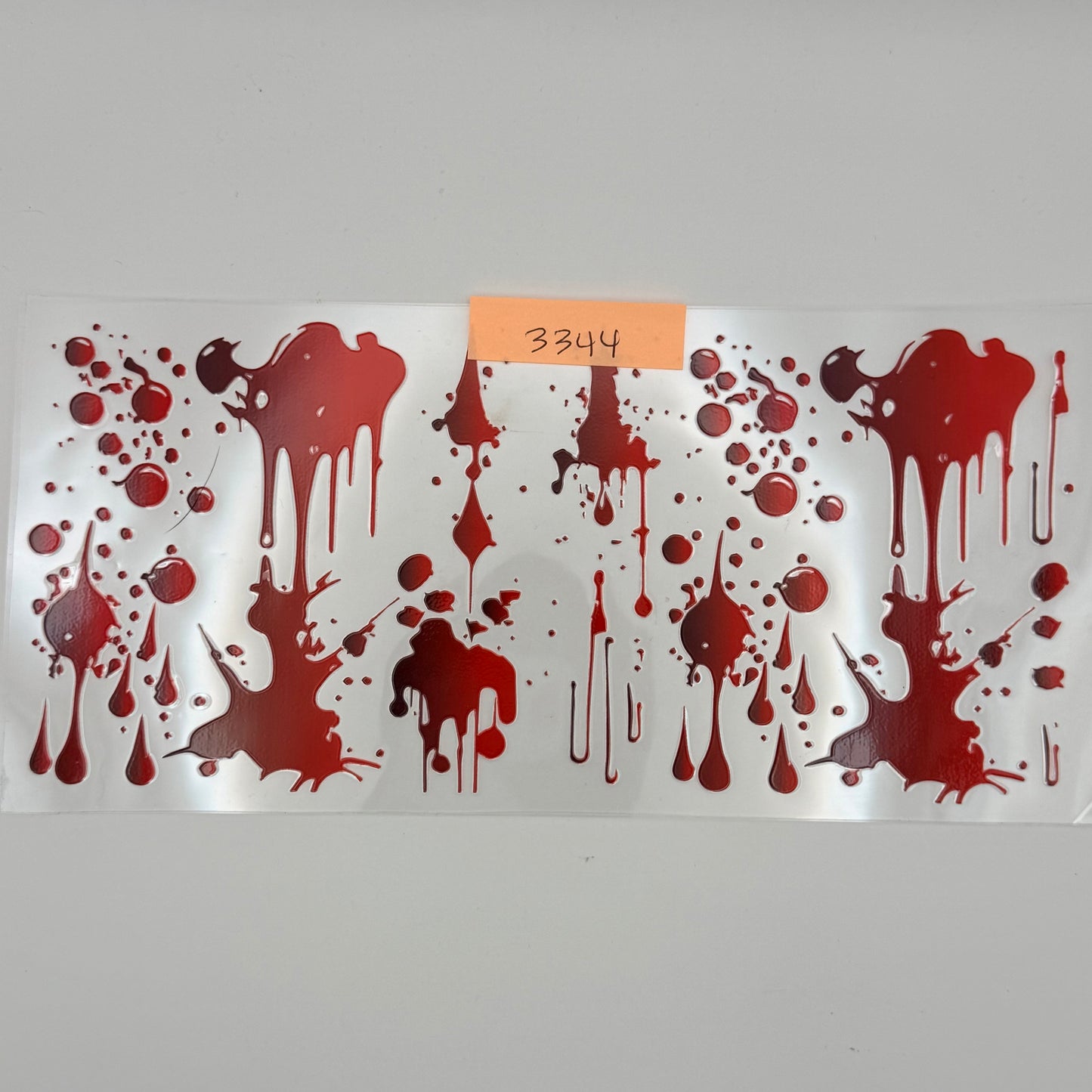 Blood drips