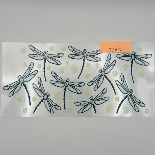 Group of dragonflies