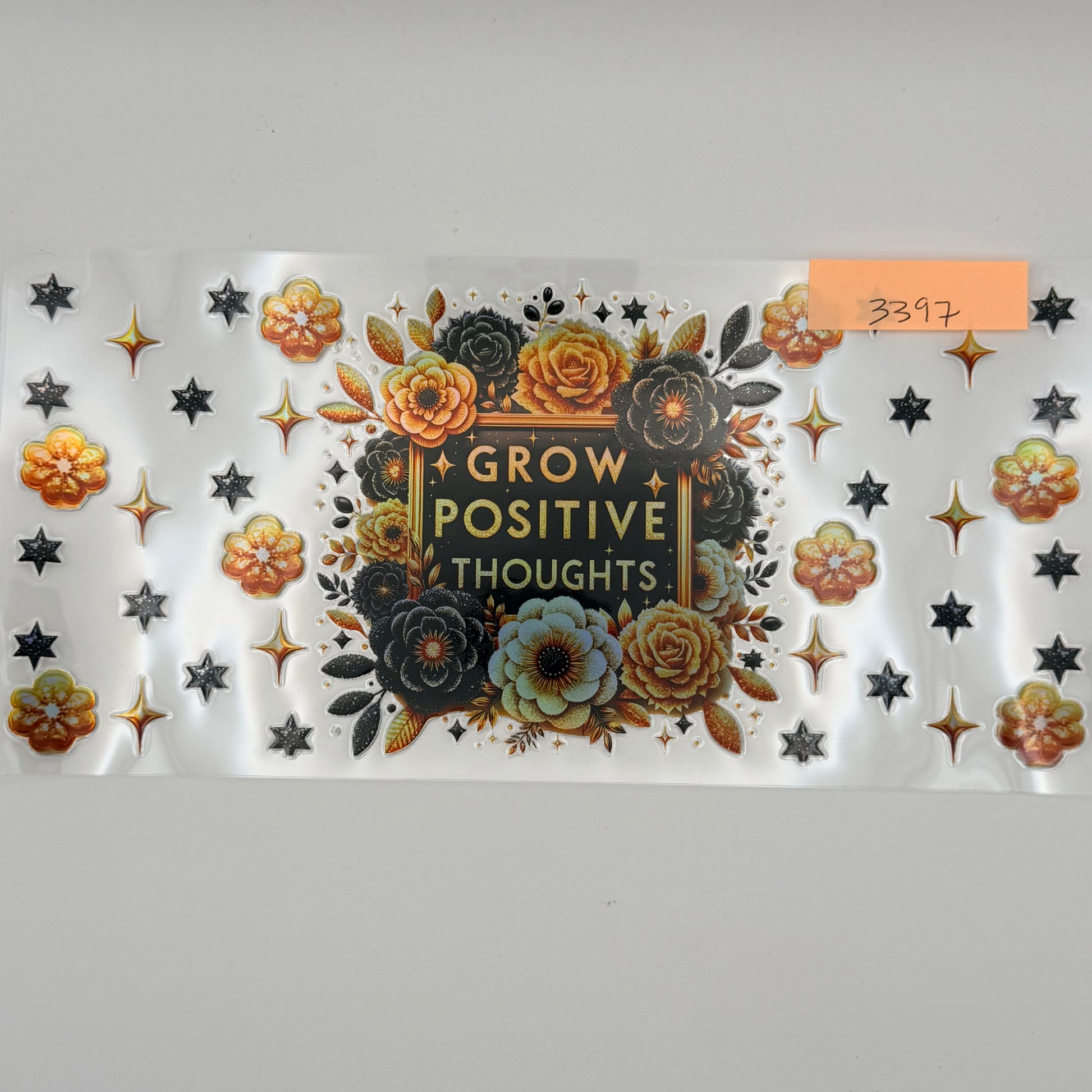 Grow positive thoughts holographic