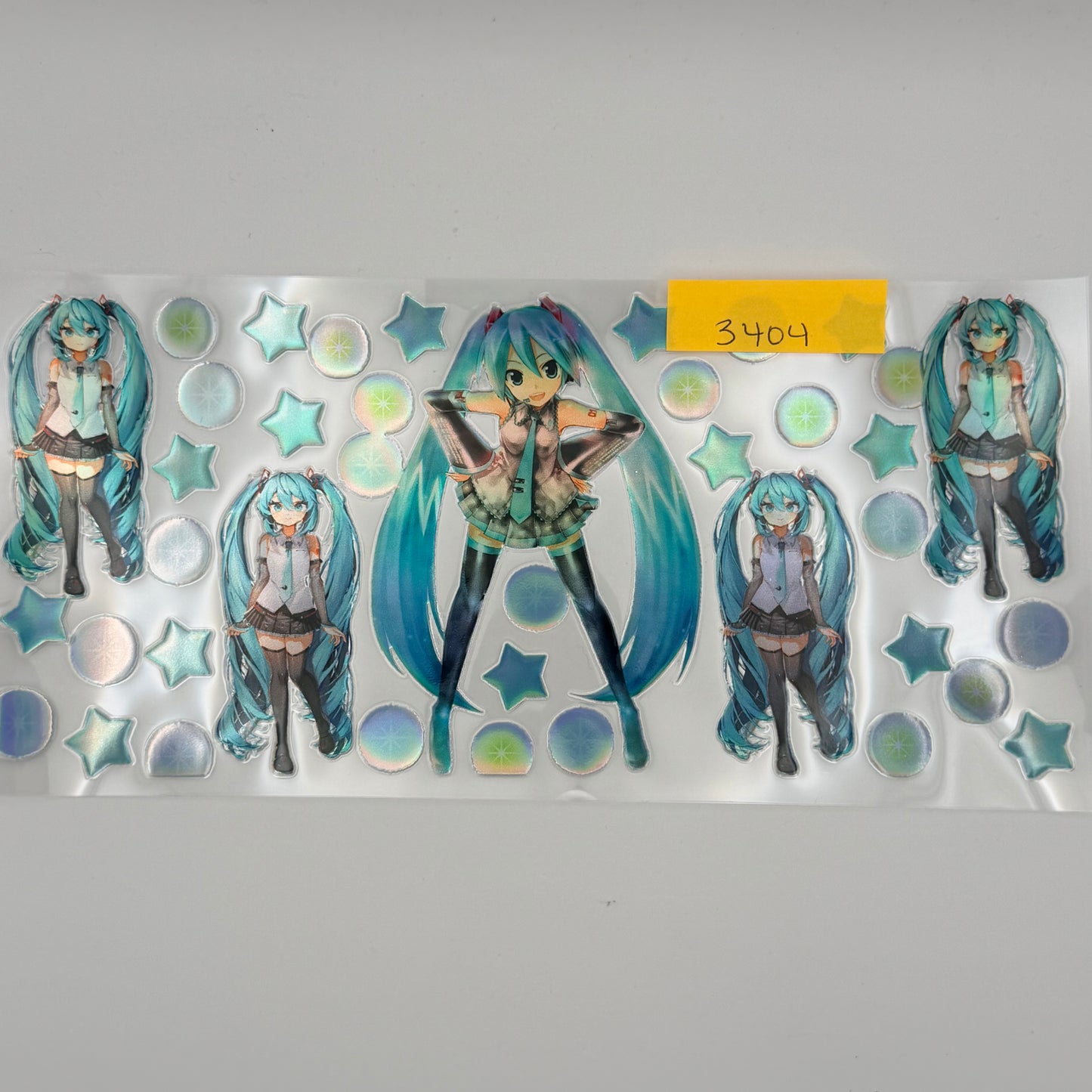 Blue sailor moon holographic