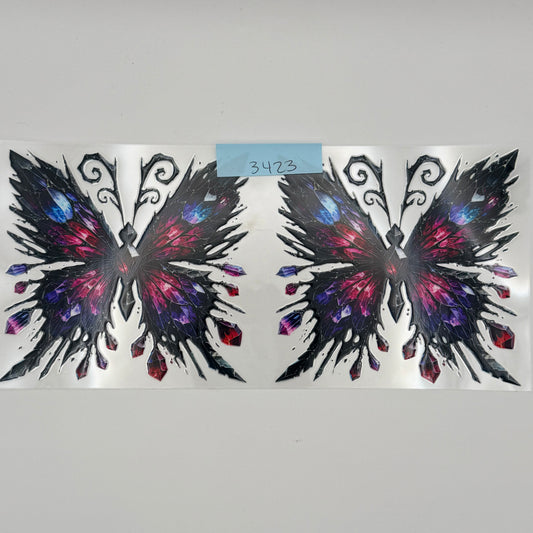 Large goth butterflies