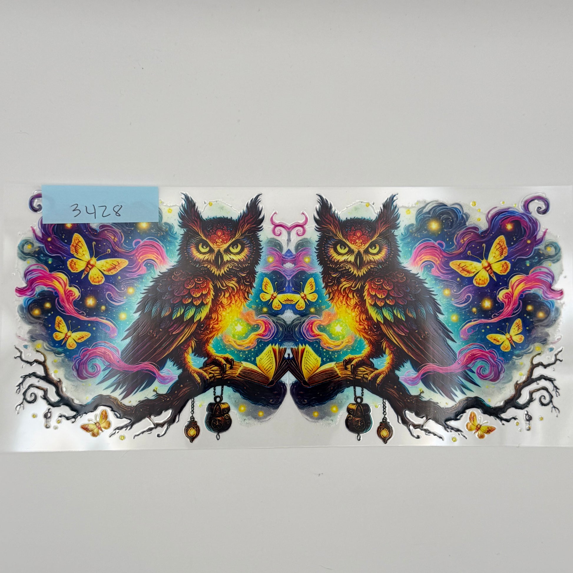Colorful owls