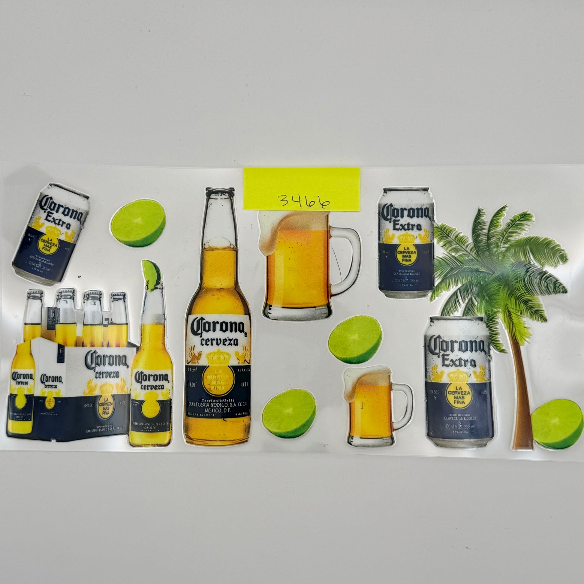 Corona extra palm tree