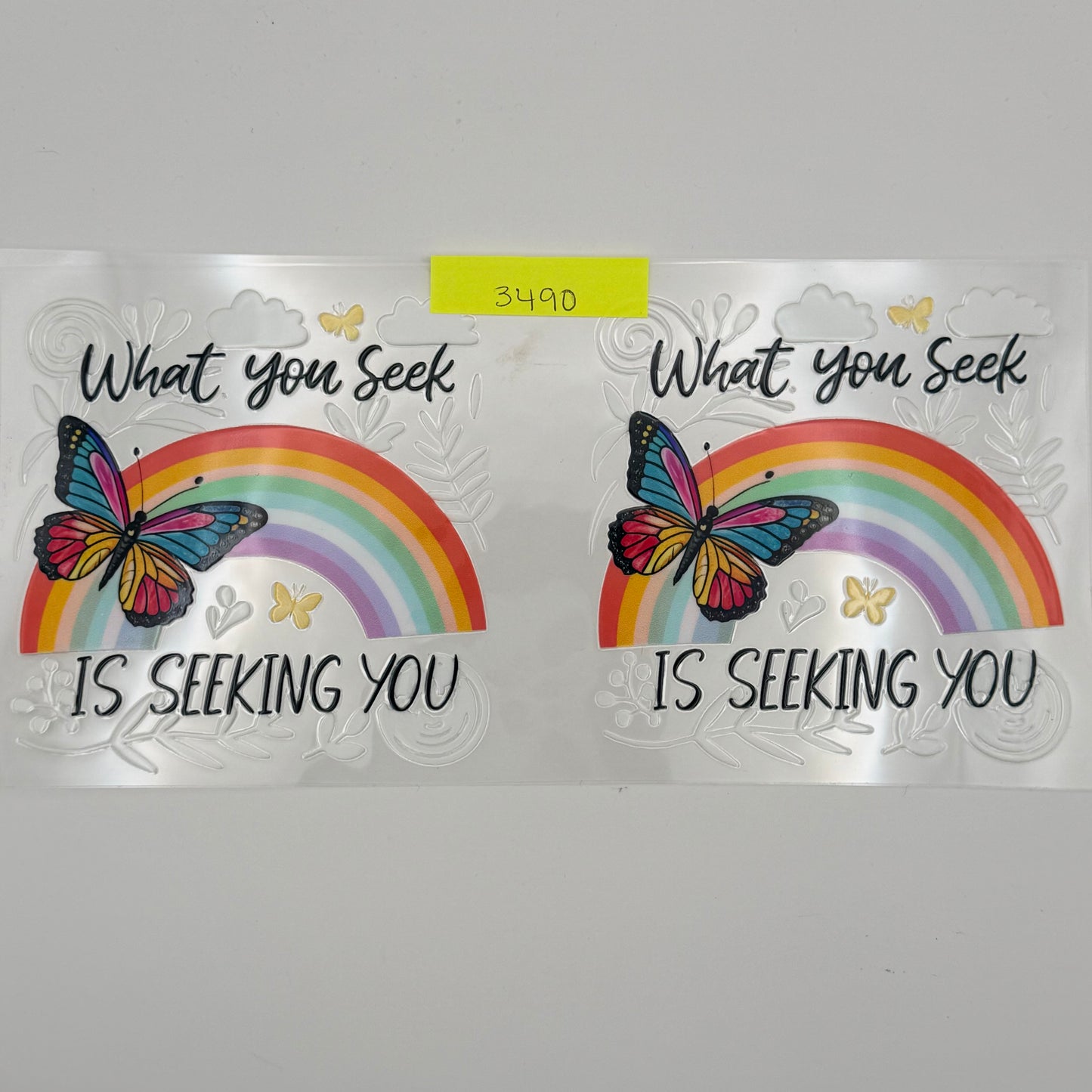What you seek is seeking you