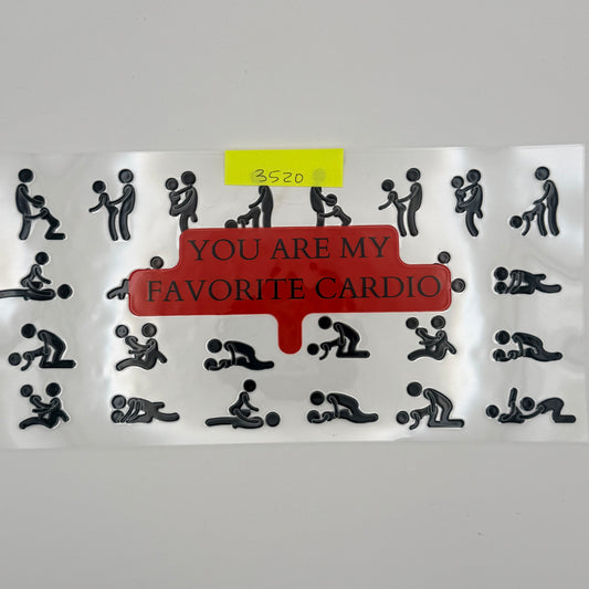 You are my favorite cardio