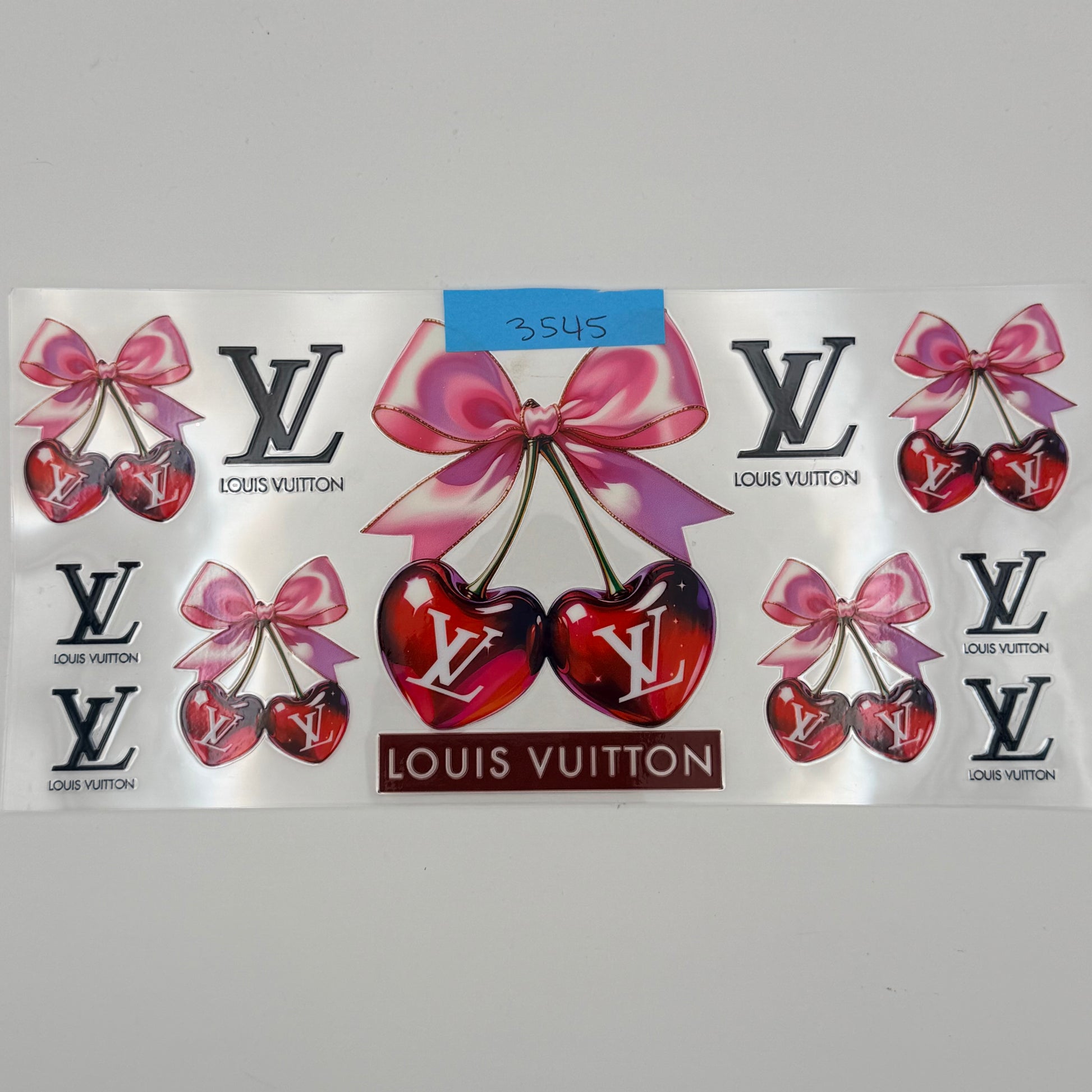 LV Cherries pink bow