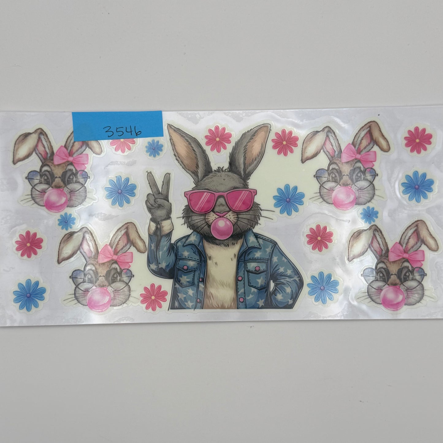 Glow in the dark bunnies and bubblegum
